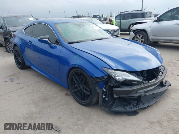 2022 Lexus RC 350 with VIN JTHDZ5BC3N5025401, listed as a IAAI auction lot 41511143 with 41,747 mi miles and . Bid and sale history available at DreamBid. Image 1.