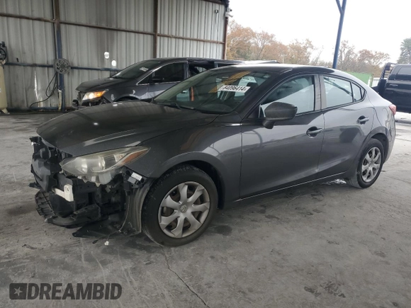 2015 Mazda 3 i SV with VIN JM1BM1T76F1272552, listed as a Copart auction lot 84096414 with 126,410 mi miles and Salvage Title. Bid and sale history available at DreamBid. Image 1.