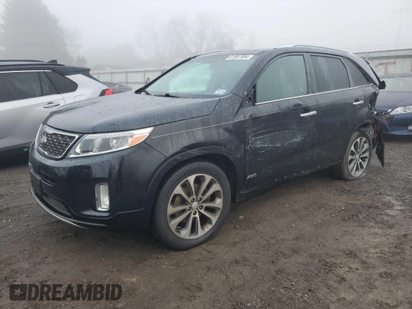 2015 Kia Sorento SX with VIN 5XYKWDA79FG614297, listed as a Copart auction lot 81997894 with 113,274 mi miles and Non Repairable. Bid and sale history available at carsss.com. Image 1.
