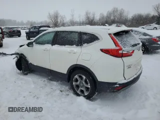 2018 Honda CR-V EX-L with VIN 2HKRW2H87JH626693, listed as a Copart auction lot 46415085 with 54,012 mi miles and Salvage Title. Bid and sale history available at carsss.com. Image 2.