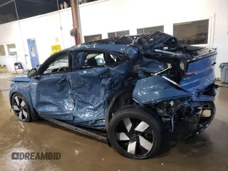 2023 Volvo C40 Recharge Pure Electric Ultimate with VIN YV4ED3GM3P2058250, listed as a Copart auction lot 48701894 with Not Provided miles. Bid and sale history available at carsss.com. Image 2.