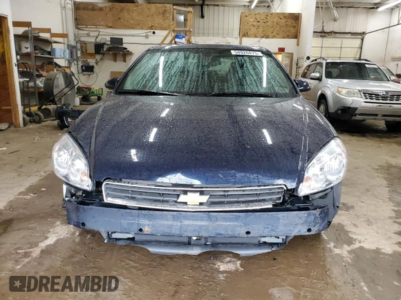 2009 Chevrolet Impala LT with VIN 2G1WT57KX91150682, listed as a Copart auction lot 54926875 with 95,362 mi miles and Salvage Title. Bid and sale history available at DreamBid. Image 5.