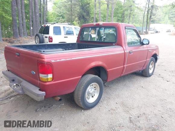 1997 Ford Ranger XLT with VIN 1FTCR10A0VTA85378, listed as a IAAI auction lot 42190572 with 147,650 mi miles and . Bid and sale history available at DreamBid. Image 4.