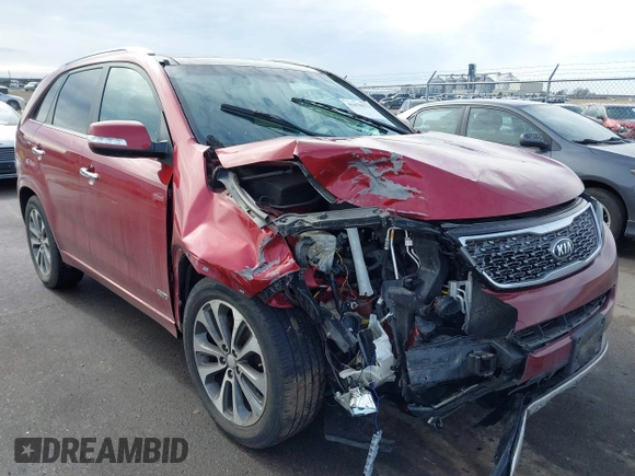 2015 Kia Sorento SX Limited with VIN 5XYKWDA72FG643298, listed as a IAAI auction lot 41670573 with 115,613 mi miles. Bid and sale history available at carsss.com. Image 1.