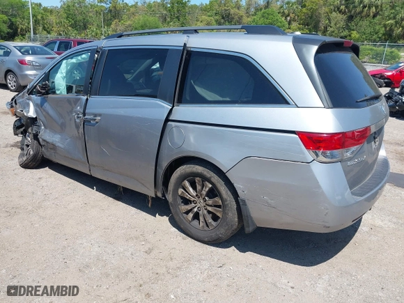 2016 Honda Odyssey EX-L with VIN 5FNRL5H68GB025082, listed as a IAAI auction lot 41994995 with 143,955 mi miles. Bid and sale history available at carsss.com. Image 3.