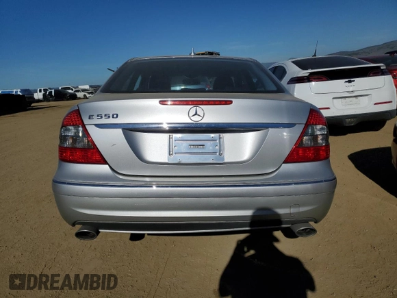 2009 Mercedes-Benz E-Class Sport 5.5L with VIN WDBUF72X19B360607, listed as a Copart auction lot 88750185 with 0 mi miles and Salvage Title. Bid and sale history available at carsss.com. Image 6.