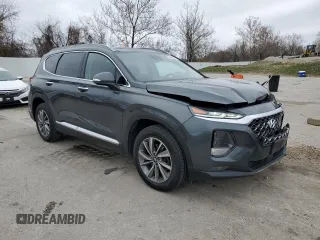 2019 Hyundai Santa Fe Limited with VIN 5NMS5CAD6KH133975, listed as a Copart auction lot 81969714 with 99,275 mi miles and Salvage Title. Bid and sale history available at carsss.com. Image 4.