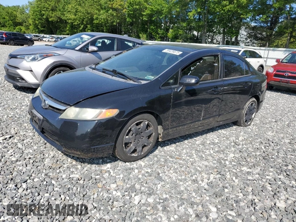 2008 Honda Civic LX z VIN 2HGFA16598H328610, wystawiony jako Copart lot #59426675 z przebiegiem 177 397 mil mil oraz Czysty tytuł • Clean title. Historia ofert i sprzedaży dostępna na DreamBid. Obrazek 1.