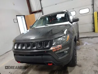 2019 Jeep Compass Trailhawk with VIN 3C4NJDDB2KT649889, listed as a IAAI auction lot 41562599 with 70,700 mi miles and . Bid and sale history available at carsss.com. Image 12.