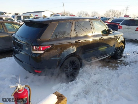 2016 Land Rover Range Rover Sport V8 Dynamic with VIN SALWR2EF5GA570159, listed as a IAAI auction lot 41289718 with 94,362 mi miles. Bid and sale history available at carsss.com. Image 4.
