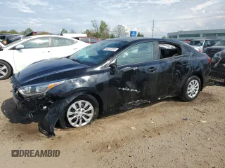 2019 Kia Forte LXS with VIN 3KPF24AD3KE105929, listed as a Copart auction lot 56757015 with 87,158 mi miles and Salvage title. Bid and sale history available at DreamBid. Image 1.