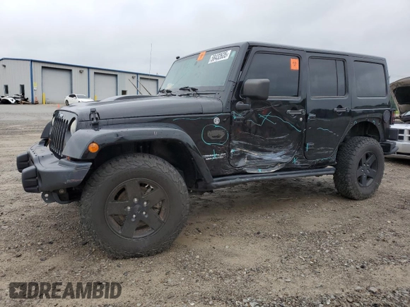 2012 Jeep Wrangler Unlimited Call of Duty MW3 with VIN 1C4BJWFG0CL218214, listed as a Copart auction lot 58432635 with 109,128 mi miles and Clean title. Bid and sale history available at DreamBid. Image 1.