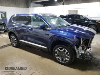 2023 Hyundai Santa Fe Hybrid Limited with VIN 5NMS5DA13PH008547, listed as a Copart auction lot 75651404 with 7,186 mi miles and Salvage Title. Bid and sale history available at carsss.com. Image 4.