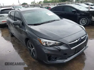 2019 Subaru Impreza Premium with VIN 4S3GTAD69K3725933, listed as a IAAI auction lot 41919500 with 102,556 mi miles. Bid and sale history available at carsss.com. Image 1.