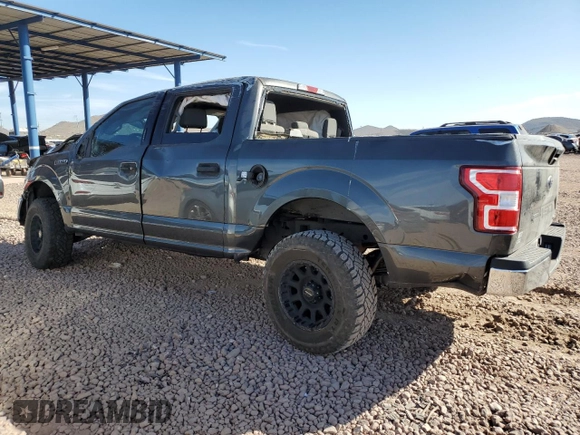 2020 Ford F-150 XL with VIN 1FTEW1C45LKD11649, listed as a Copart auction lot 44363805 with 81,106 mi miles and Salvage Title. Bid and sale history available at carsss.com. Image 2.