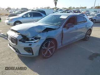 2024 Volvo S60 Core Dark Theme with VIN 7JRL12TK4RG309303, listed as a IAAI auction lot 41724775 with 7,061 mi miles and . Bid and sale history available at DreamBid. Image 17.