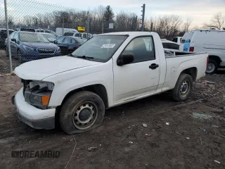 2012 Chevrolet Colorado Work Truck with VIN 1GCCSBF93C8155818, listed as a Copart auction lot 46930235 with 269,769 mi miles and Salvage title. Bid and sale history available at DreamBid. Image 1.