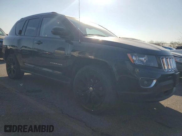2015 Jeep Compass Limited with VIN 1C4NJDCB3FD258893, listed as a Copart auction lot 74619244 with 108,436 mi miles and Salvage Title. Bid and sale history available at carsss.com. Image 4.