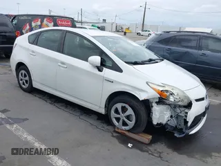 2013 Toyota Prius One with VIN JTDKN3DU0D5701462, listed as a IAAI auction lot 42068641 with 155,919 mi miles. Bid and sale history available at carsss.com. Image 1.