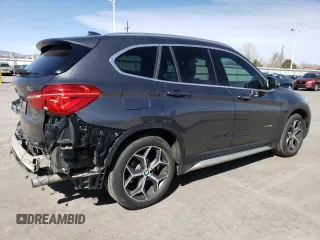 2017 BMW X1 xDrive28i with VIN WBXHT3C35H5F76415, listed as a Copart auction lot 48533495 with 66,448 mi miles and Salvage Title. Bid and sale history available at carsss.com. Image 3.