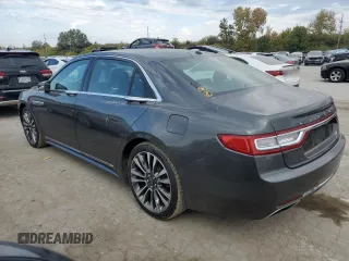 2017 Lincoln Continental Reserve with VIN 1LN6L9NP3H5631184, listed as a Copart auction lot 75639544 with 76,159 mi miles and Salvage Title. Bid and sale history available at DreamBid. Image 2.