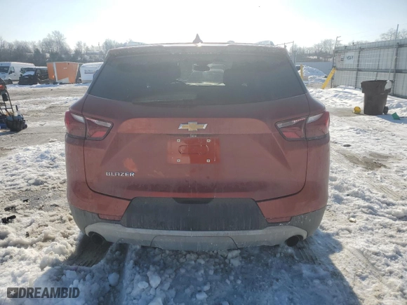 2021 Chevrolet Blazer LT with VIN 3GNKBCR43MS556867, listed as a Copart auction lot 88935835 with 40,351 mi miles and Salvage Title. Bid and sale history available at carsss.com. Image 6.