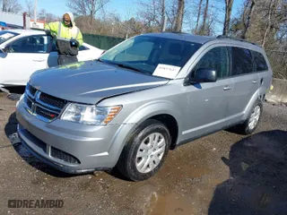 2018 Dodge Journey SE with VIN 3C4PDCAB7JT218266, listed as a IAAI auction lot 41837637 with 159,592 mi miles. Bid and sale history available at carsss.com. Image 2.