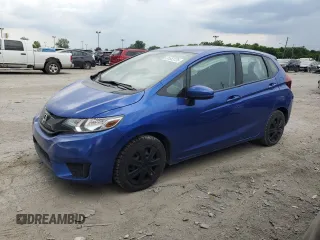 2017 Honda Fit LX with VIN 3HGGK5H55HM703996, listed as a Copart auction lot 61653735 with 77,028 mi miles and Salvage title. Bid and sale history available at DreamBid. Image 1.