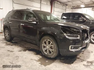 2013 GMC Acadia SLT with VIN 1GKKVRKDXDJ205537, listed as a IAAI auction lot 41212371 with 120,835 mi miles. Bid and sale history available at carsss.com. Image 1.