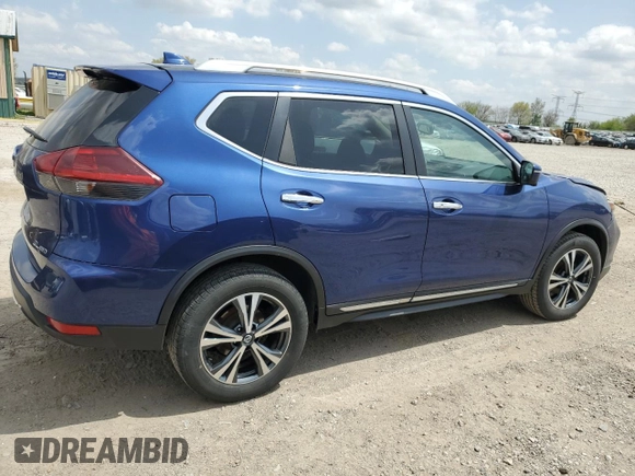2018 Nissan Rogue SV with VIN 5N1AT2MV9JC734435, listed as a Copart auction lot 54793815 with 227,028 mi miles and Clean Title. Bid and sale history available at carsss.com. Image 3.