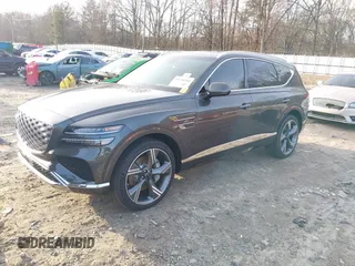 2025 Genesis GV80 Prestige with VIN KMUHEESC8SU222772, listed as a IAAI auction lot 41220766 with 3,528 mi miles and . Bid and sale history available at DreamBid. Image 21.