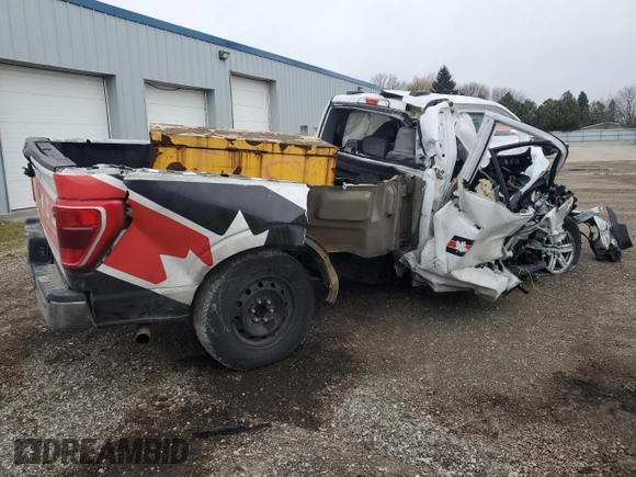 2021 Ford F-150 XL with VIN 1FTMF1E57MKF01861, listed as a Copart auction lot 51106135 with Not provided miles and Non repairable. Bid and sale history available at DreamBid. Image 3.