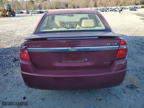 2004 Chevrolet Malibu LT with VIN 1G1ZU54874F224015, listed as a Copart auction lot 46637505 with 121,473 mi miles and Salvage Title. Bid and sale history available at carsss.com. Image 6.