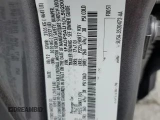 2013 Ford C-Max SE z VIN 1FADP5AU1DL502005, wystawiony jako Copart lot #55788585 z przebiegiem 275 447 mil mil oraz Szkoda całkowita • Salvage title. Historia ofert i sprzedaży dostępna na DreamBid. Obrazek 12.
