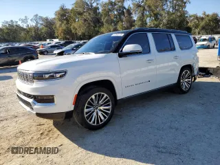 2022 Jeep Grand Wagoneer Series III с VIN 1C4SJVGJ1NS127806, выставлен на аукционе Copart как лот 47245115 с пробегом 18 666 миль миль и Списание • Salvage title. История ставок и продаж доступна на DreamBid. Изображение 1.