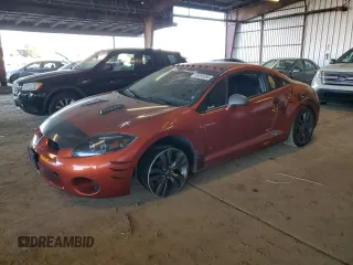 2007 Mitsubishi Eclipse SE with VIN 4A3AK64F47E065718, listed as a Copart auction lot 89399385 with 160,475 mi miles and Salvage Title. Bid and sale history available at carsss.com. Image 1.