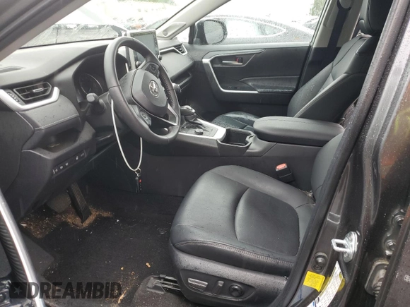 2022 Toyota RAV4 Hybrid XLE Premium with VIN 4T3B6RFV8NU073120, listed as a Copart auction lot 58131935 with 37,198 mi miles and Salvage title. Bid and sale history available at DreamBid. Image 7.