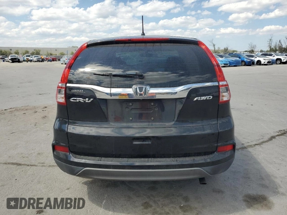 2016 Honda CR-V LX with VIN 2HKRM4H33GH651220, listed as a Copart auction lot 49003285 with 159,901 mi miles and Salvage Title. Bid and sale history available at carsss.com. Image 6.