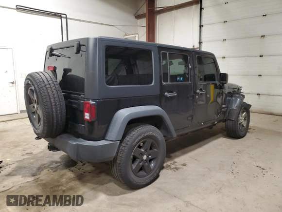 2018 Jeep Wrangler JK Unlimited Sport S with VIN 1C4HJWDG6JL821579, listed as a Copart auction lot 87313354 with 29,691 mi miles and Salvage Title. Bid and sale history available at carsss.com. Image 3.