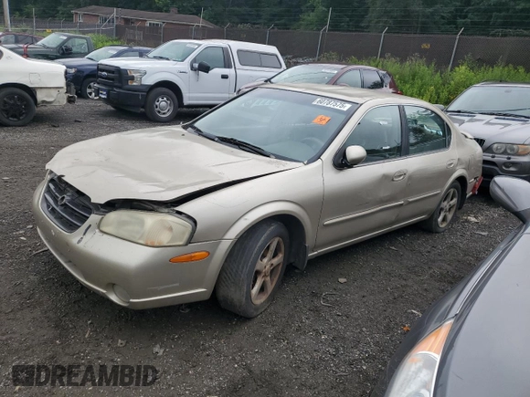 2001 Nissan Maxima GXE with VIN JN1CA31D61T615507, listed as a Copart auction lot 60787575 with Not provided miles and Salvage title. Bid and sale history available at DreamBid. Image 1.
