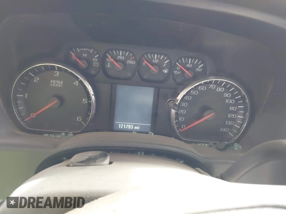 2018 Chevrolet Silverado 1500 Work Truck with VIN 3GCUKNEC2JG308361, listed as a IAAI auction lot 41741803 with 121,793 mi miles. Bid and sale history available at carsss.com. Image 7.