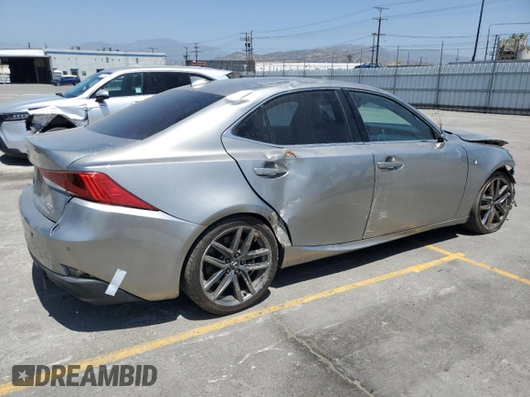 2019 Lexus IS 300 with VIN JTHBA1D21K5088150, listed as a Copart auction lot 58271165 with Not provided miles and Salvage title. Bid and sale history available at DreamBid. Image 3.