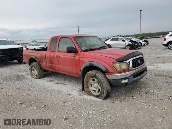 2002 Toyota Tacoma z VIN 5TEWN72N32Z037902, wystawiony jako Copart lot #52958925 z przebiegiem Nie podano mil oraz Szkoda całkowita • Salvage title. Historia ofert i sprzedaży dostępna na DreamBid. Obrazek 4.