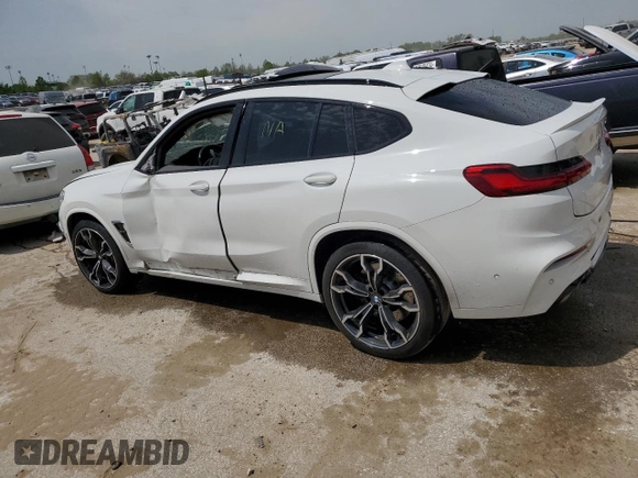 2021 BMW X4 M z VIN 5YMUJ0C01M9F02229, wystawiony jako Copart lot #50816634 z przebiegiem 28 562 mil mil oraz . Historia ofert i sprzedaży dostępna na DreamBid. Obrazek 2.
