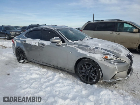 2015 Lexus IS 250 with VIN JTHCF1D28F5015935, listed as a Copart auction lot 83151654 with 147,964 mi miles and Salvage title. Bid and sale history available at DreamBid. Image 4.