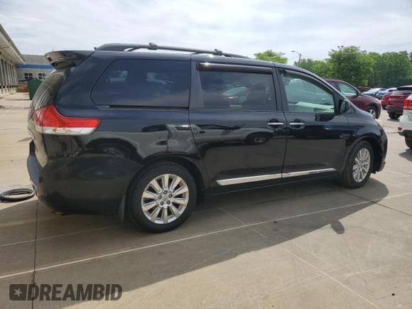2011 Toyota Sienna XLE with VIN 5TDDK3DC6BS016463, listed as a Copart auction lot 58958305 with 270,424 mi miles and Salvage title. Bid and sale history available at DreamBid. Image 3.