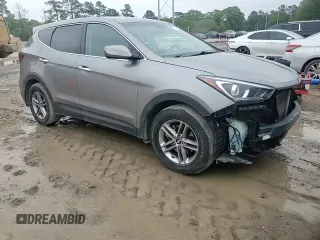 2017 Hyundai Santa Fe 2.4L z VIN 5NMZT3LBXHH038022, wystawiony jako Copart lot #51060545 z przebiegiem 63 790 mil mil oraz Szkoda całkowita • Salvage title. Historia ofert i sprzedaży dostępna na DreamBid. Obrazek 11.