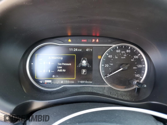 2020 Nissan Kicks SV with VIN 3N1CP5CV6LL490726, listed as a Copart auction lot 49551945 with 116,910 mi miles and Salvage Title. Bid and sale history available at DreamBid. Image 9.