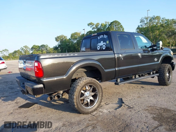 2015 Ford F-250 Lariat z VIN 1FT7W2BT0FEC39981, wystawiony jako IAAI lot #42201173 z przebiegiem 68 199 mil mil oraz . Historia ofert i sprzedaży dostępna na DreamBid. Obrazek 4.