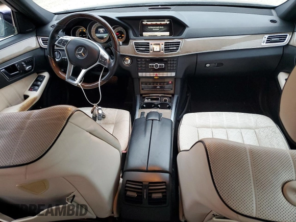 2014 Mercedes-Benz E 550 Sport with VIN WDDHF9BB2EA941669, listed as a Copart auction lot 43350365 with 131,978 mi miles and Salvage Title. Bid and sale history available at DreamBid. Image 8.